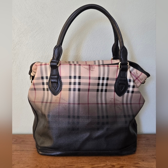 Burberry Check Liberton Satchel Women's Bag - Picture 1 of 14